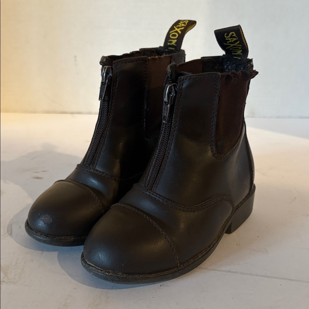 Brown Leather Paddock Boots